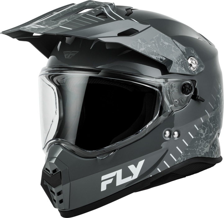 Fly Racing Fly Trekker Granite Helmet Grey/Grey Lg 73-7042L