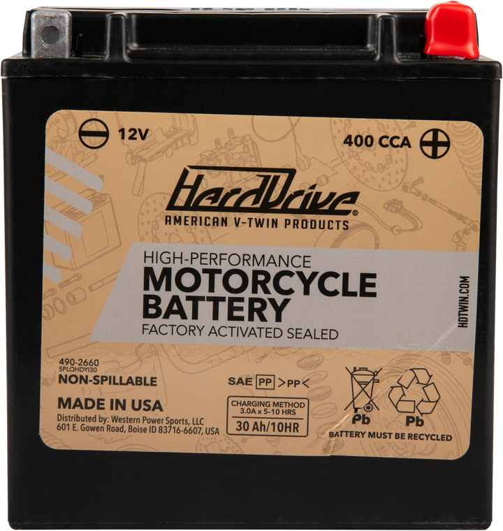 Harddrive High Perform Battery Yix30L Cca 400 HRDM7230L