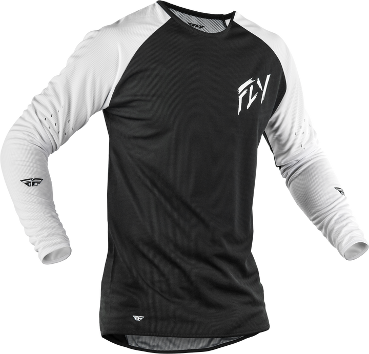 Fly Mtb Gravity Dig Long Sleeve Jersey Black/White Md 359-322M