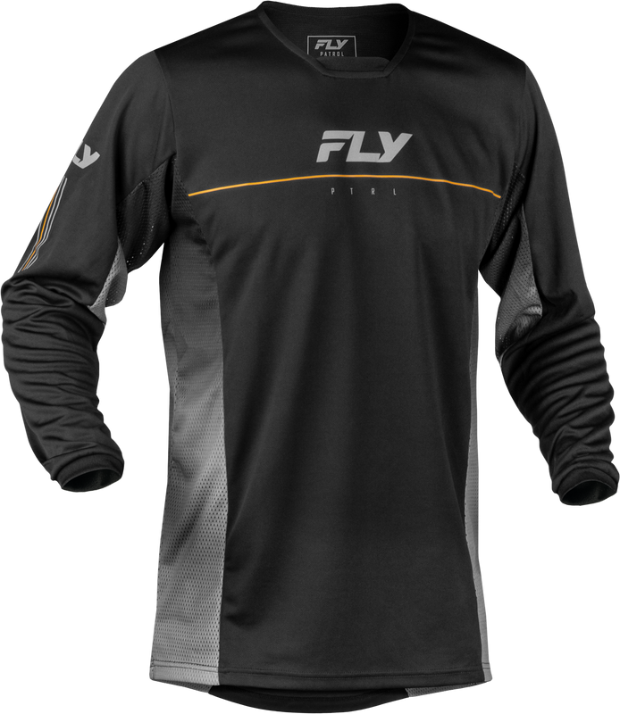 Fly Racing Patrol Jersey Black/Grey 3X 380-6503X
