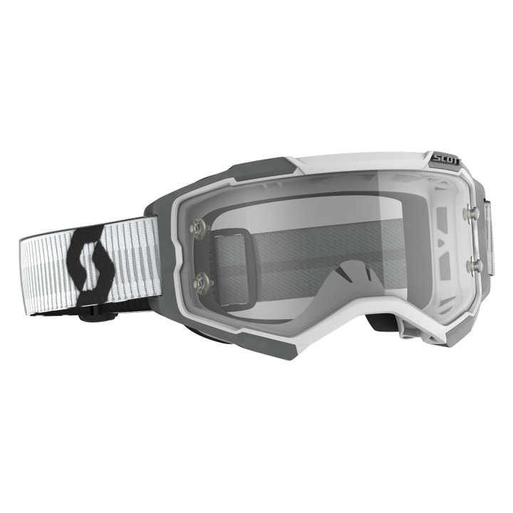 Scott Fury Goggle White/Grey Clear Works Lens 274514-1039113
