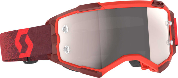 Scott Fury Goggle Red Silver Chrome Works 272828-0004269