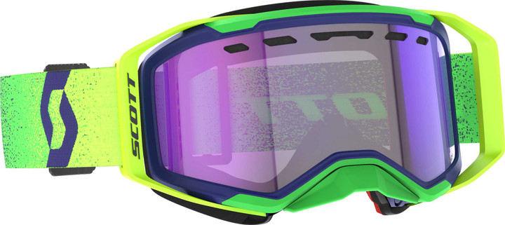 Scott Prospect 2.0 Smb Ls Goggle Mdnt Prp/Sfty Ylw Ls Blue Chrm 421502-7914307
