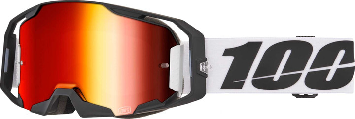 100% Armatic Goggle Caldwell Mirror Red Lens 50060-00012