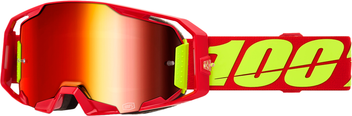 100% Armatic Goggle Red Mirror Red Lens 50060-00005