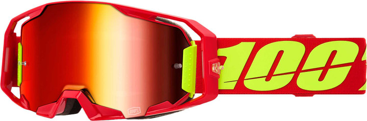 100% Armatic Goggle Red Mirror Red Lens 50060-00005