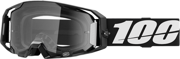 100% Armatic Goggle Black Clear Lens 50059-00001