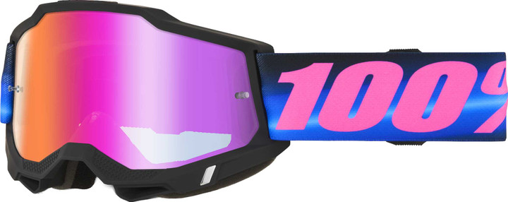100% Accuri 2 Goggle Superdome Dark Red Mirror Lens 50014-10064