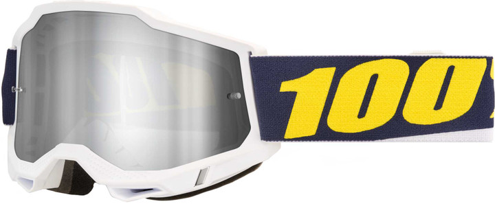 100% Accuri 2 Goggle Toc Mirror Silver Lens 50014-00055
