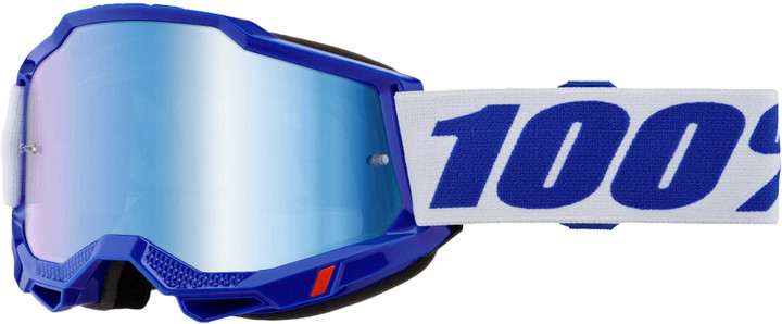 100% Accuri 2 Goggle Blue W/Blue Mirror Lens 50014-00039