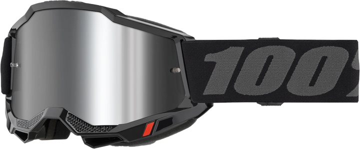 100% Accuri 2 Junior Goggle Black Mirror Silver Lens 50025-00011