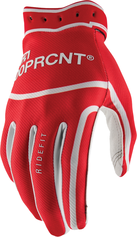 100% Ridefit Gloves Red 2X 10046-00015