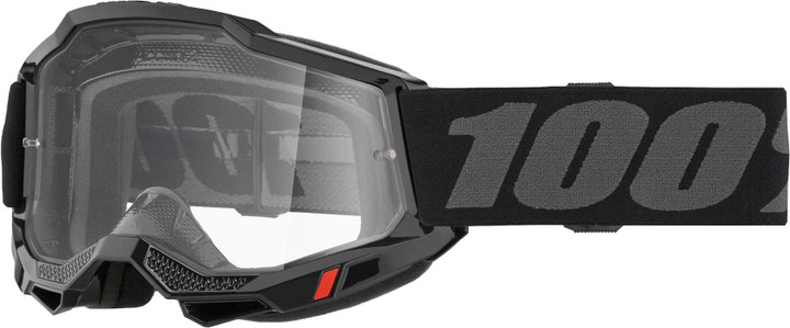 100% Accuri 2 Junior Goggle Black Clear Lens 50024-00011