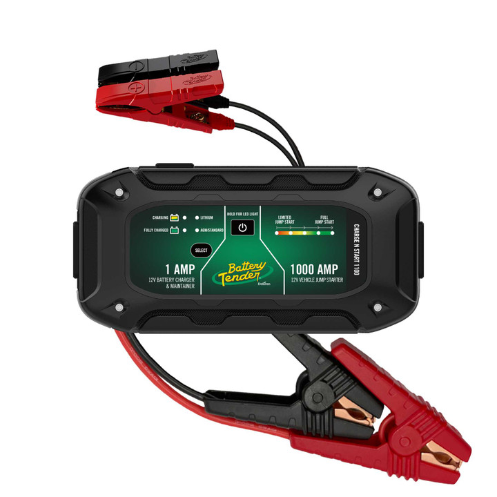 Battery Tender Charge N Start 1 Amp Btry Charger & 1000 Amp Jump Start 030-7010-WH