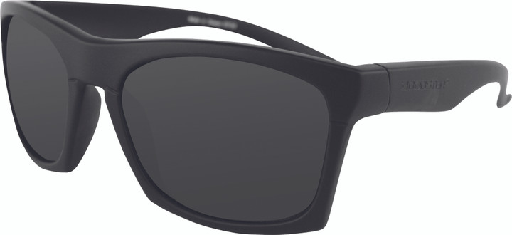 Bobster Capone Sunglass Matte Black W/Anti-Fog Smoked Lens ECAP001