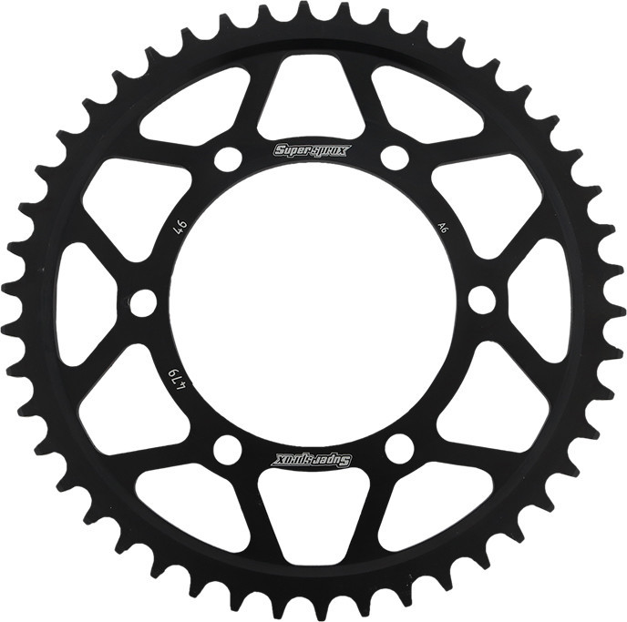 Supersprox Rear Sprocket Steel 46T-530 Blk Yam RFE-479-46-BLK