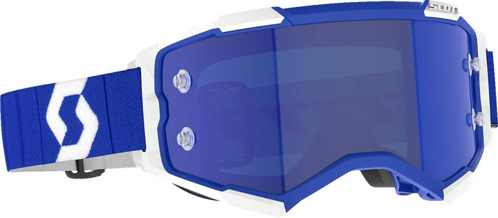 Scott Fury Goggle - Blue - Blue Chrome Lens 2728280003349