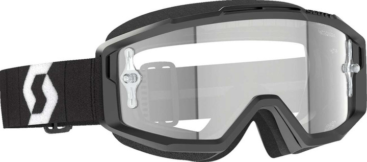 Scott Split OTG Goggle - Black/White - Clear Lens 2855371007113