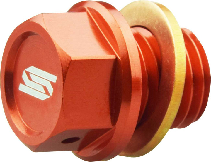 Scar Racing Magnetic Drain Plug - Oil - Orange - Gas Gas | Husqvarna | KTM MODP500