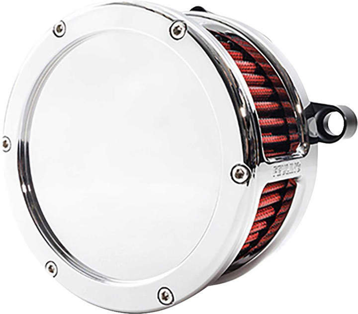 Feuling Parts BA Air Cleaner Kit - Chrome with Red Filter - M8 5477