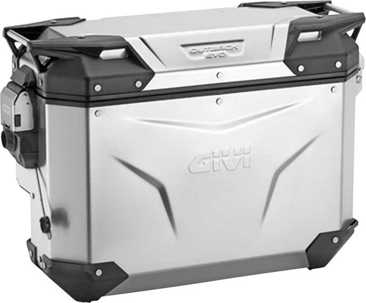 GIVI Outback Evo Side Case - Right - 33 Liter - Silver OBKEVS33AR
