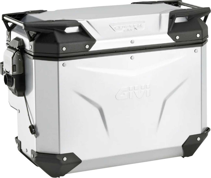 GIVI Outback Evo Side Case - Right - 40 Liter - Silver Anodized OBKEVS40AAR