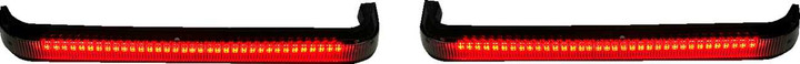 CUSTOM DYNAMICS Saddlebag Lights - Low Profile - Red LEDs - Smoke Lens CD-LP-2026-S