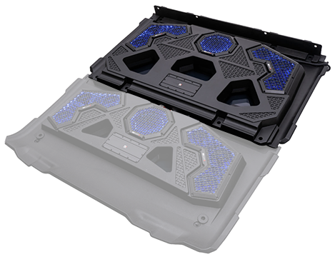 MB QUART Audio Roof - 6 Speaker - 1 Subwoofer - Ranger - Rear Roof MBQRG4-S14RREAR