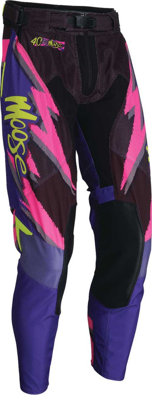 MOOSE OFFROAD Sahara LE Pants - White/Black/Purple - US 36