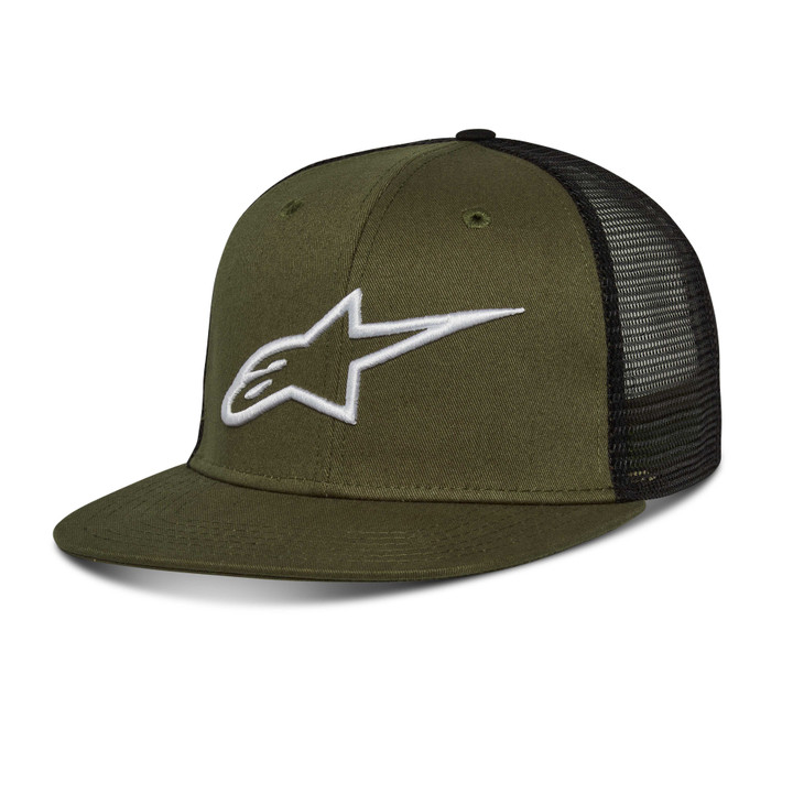Alpinestars Corp Trucker Hat Military/ Black O/S 1025-81003-6910-OS