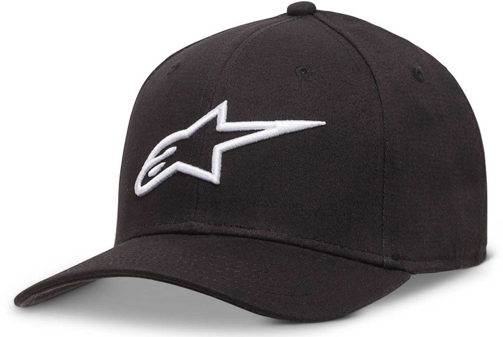 Alpinestars Curve Hat Black/White Lg/Xl 1017-81010-1020-L/XL