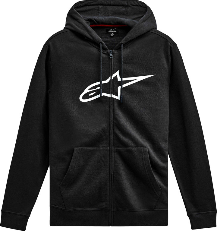 Alpinestars Ageless Zip Hoodie V3 Black/White Sm 1244-51490-1020-S