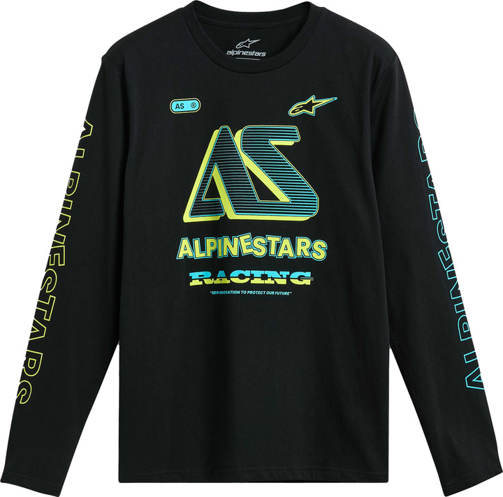 Alpinestars Ayess Ls Csf Tee Black 2X 1215-71100-10-XXL