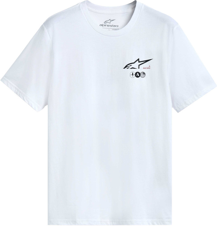 Alpinestars Asym Ss Csf Tee White 2X 1215-72270-20-XXL