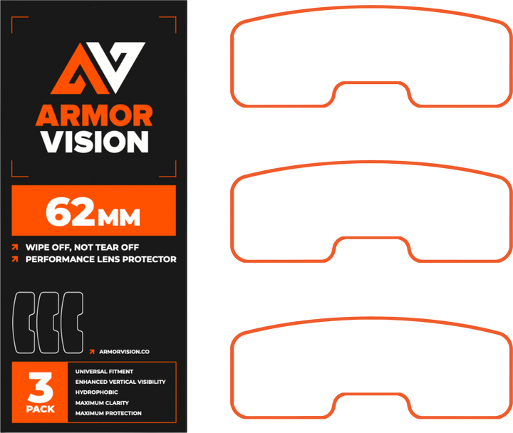 Armor Vision Armor Vision 62Mm 2Nd Gen 3/Pk AV0062