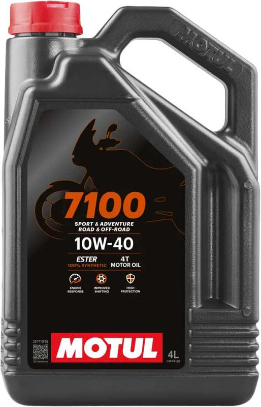 Motul 7100 Synthetic Oil 10W40 4-1L 4/Case 114845