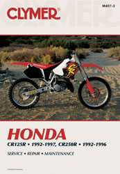 Clymer Repair Manual Hon Cr125/250R CM4572