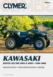 Clymer Repair Manual Kaw Klf300 CM4664
