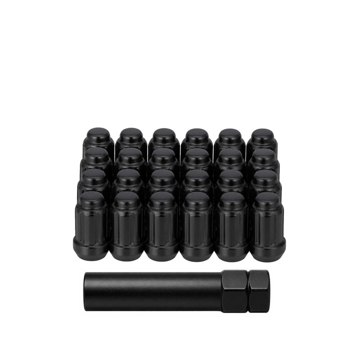 Sedona 12Mmx1.50 Lock Style Lug 20/Pk Lock Style Lug Nuts Blk DPC55015SB