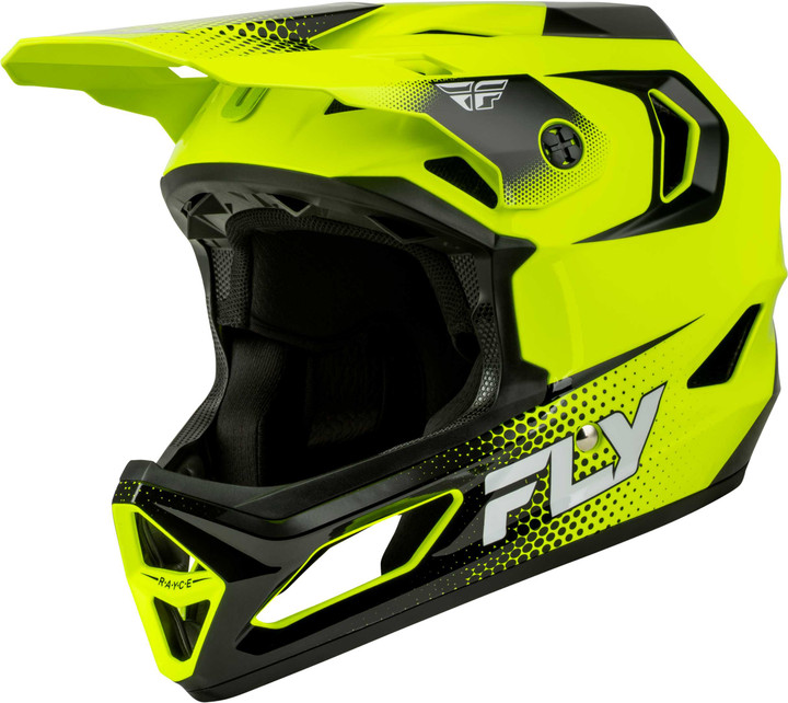 Fly Racing Rayce Sonar Bicycle Helmet Hi-Vis/Black/White Lg 73-3653L