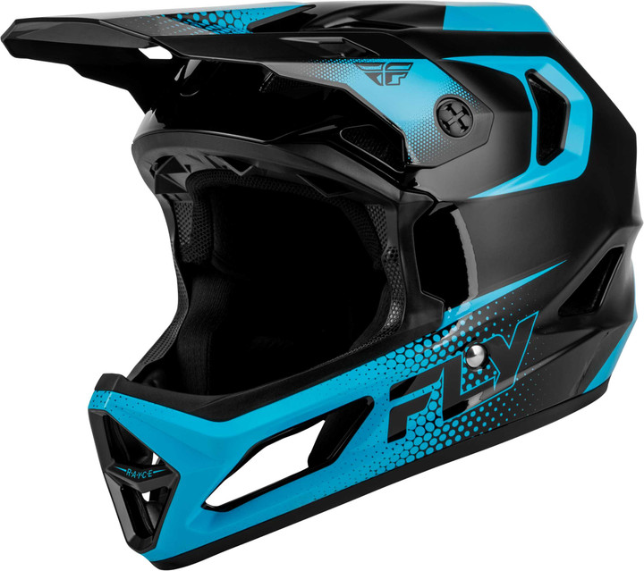 Fly Racing Rayce Sonar Bicycle Helmet Black/Electric Blue Xs 73-3654XS
