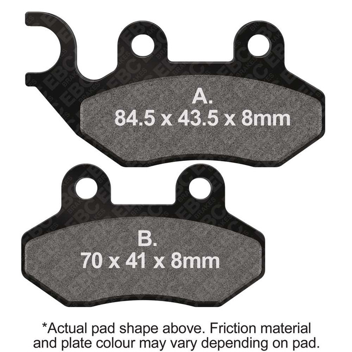 EBC Brake Pads Sfa264Hh Double-H Sintered SFA264HH