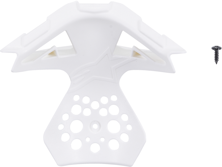 Alpinestars M8/M10 Helmet Chin Vent Frame Gloss White Md-2X 8983119-2180-M2XL