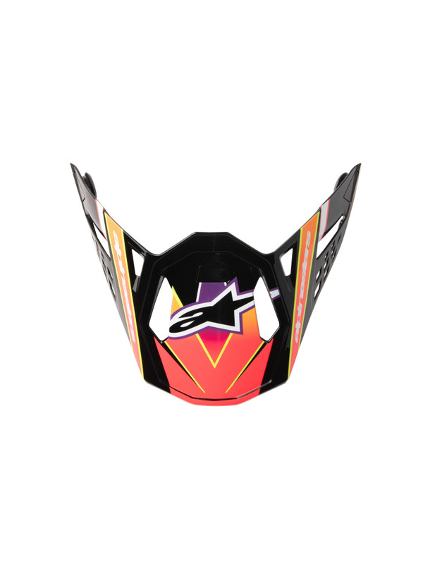 Alpinestars Visor S-M10 22.06 - Era Pnk/Violet/Ylw Fluo Glossy 8981123-3145-TU