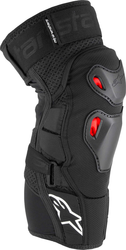 Alpinestars Bionic Pro Plsma Knee Protectr Black/Red/White Sm/Md 6503125-132-S/M