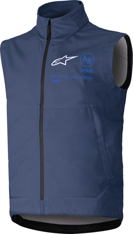 Alpinestars Techstar Softshell Vest Navy Lg 3700325-7158- L