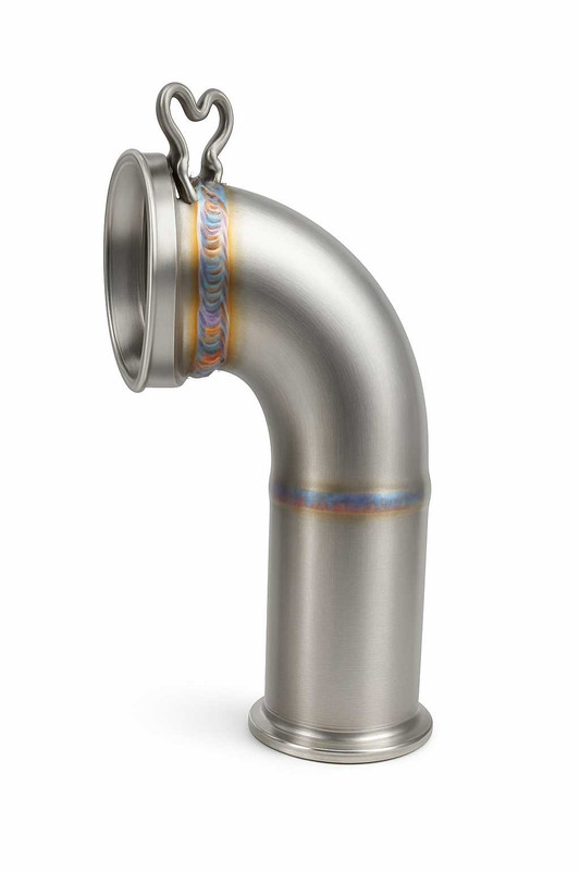 Straightline Performance Wastegate Outlet Pipe Pol Boost `22-Up 132-163