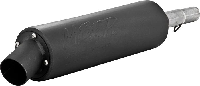 MBRP Single Slip-On System W/ Utility Muffler Blk Yam AT-7401