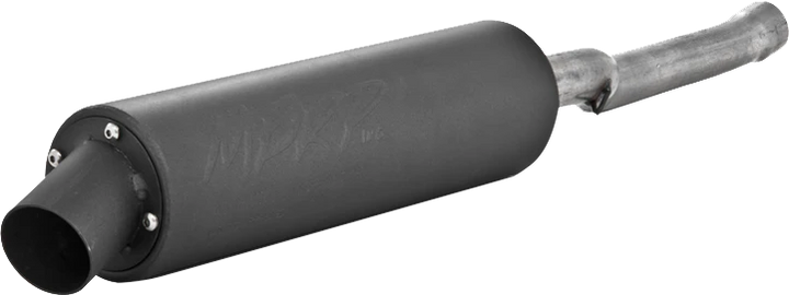 MBRP Single Slip-On System W/ Utility Muffler Blk Yam AT-7402