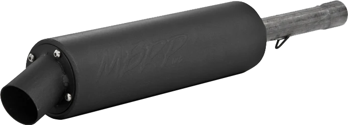 MBRP Single Slip-On System W/ Utility Muffler Blk Suz AT-7300